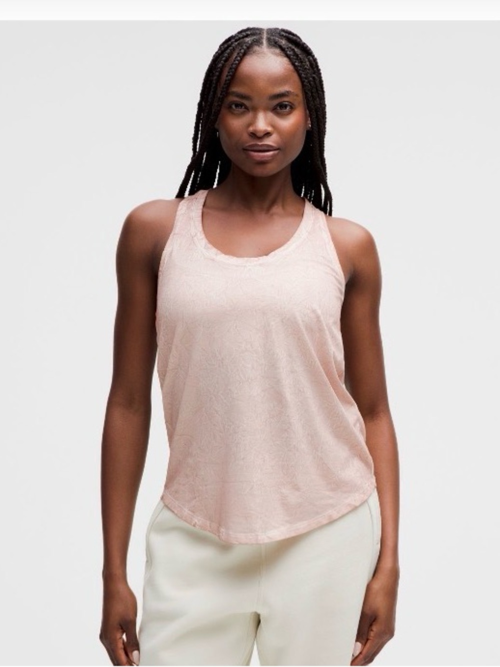 lululemon athletica Dusty Rose Patterned Love Tank